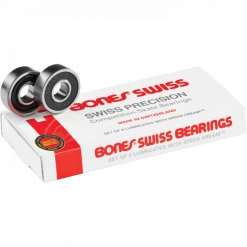 Bones Swiss Skateboard Longboard Bearings