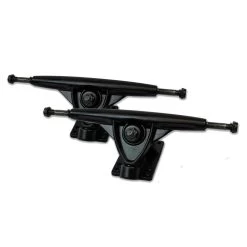 180mm Black Reverse Kingpin Longboard Trucks - Set Of 2
