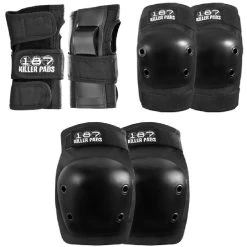 187 6-Pack Pad Set Jr-Black