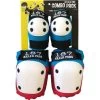 187 Killer Pads Combo Pack Knee/Elbow Pad XS Red/White/Blue Skateboard Set