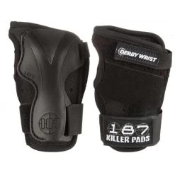 187 Killer Pads Derby Wrist Guard S-Black
