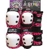 187 Killer Pads Six Pack Staab Pink Knee, Elbow, Wrist Pad Set - Junior