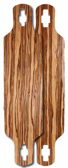 Blank Drop Through Natural 39 Inches Longboard Deck - Image 11
