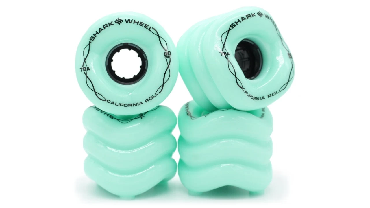 Shark Wheel Seafoam California Roll 60mm Skateboard Wheels