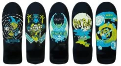 Madrid Retro Complete Collection | Glow In The Dark Series | Old School Longboard Decks