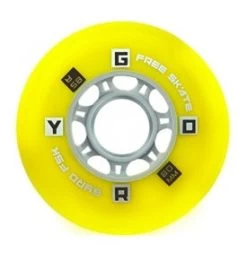 Gyro F2R Inline Skates Wheels - Yellow Set Of 4