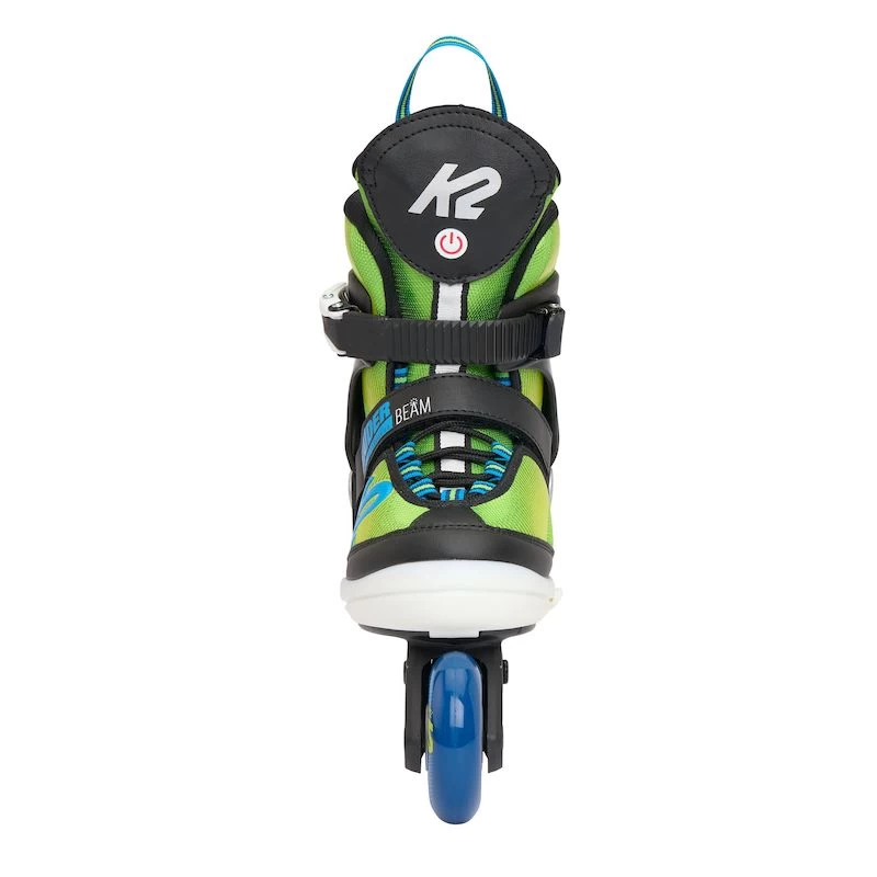 K2 Raider Beam Adjustable Size Skates - Green/Blue - Image 3