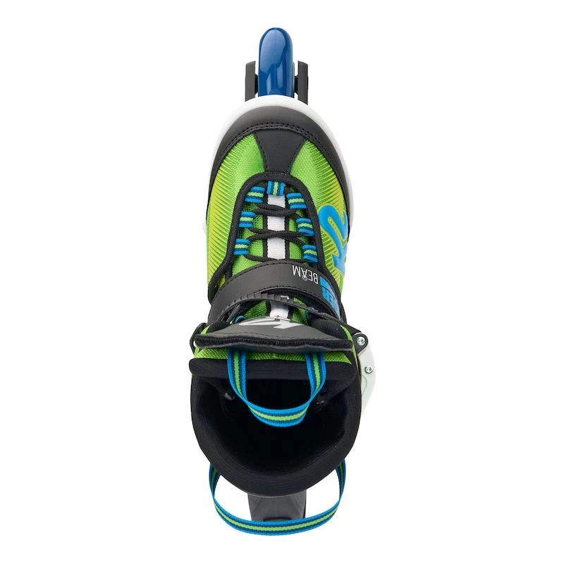 K2 Raider Beam Adjustable Size Skates - Green/Blue - Image 4