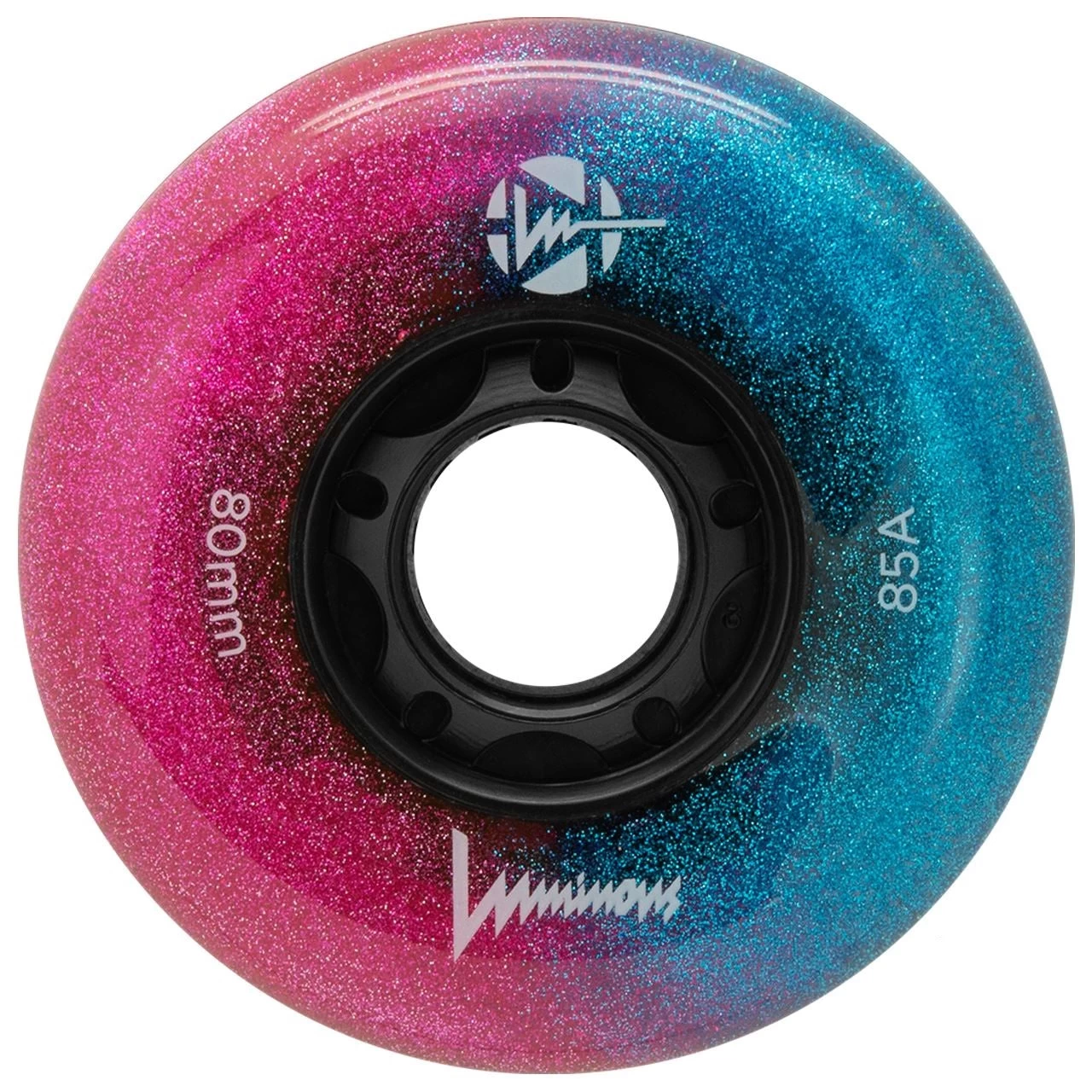 Luminous Light Up Inline Skate Wheels - Galaxy 4 Pack