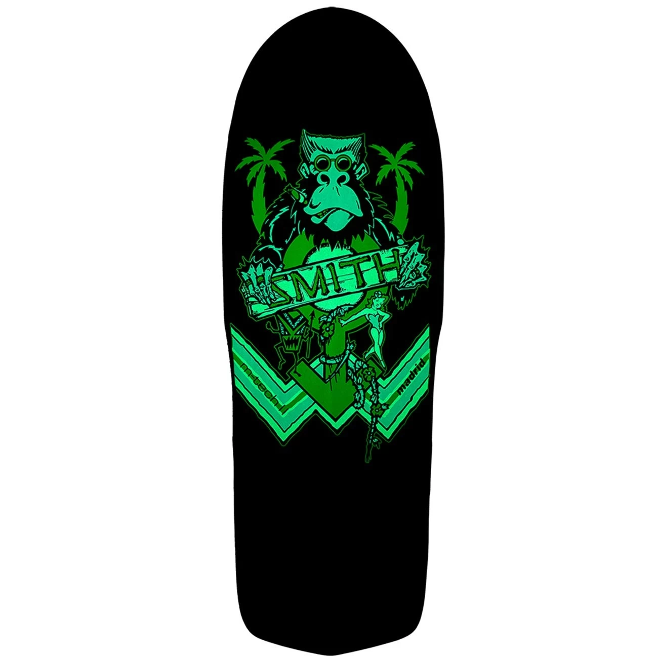 Madrid Retro Complete Collection | Glow In The Dark Series | Old School Longboard Decks - Image 6