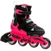 Rollerblade Microblade Adjustable Kids Skates - Black/Pink
