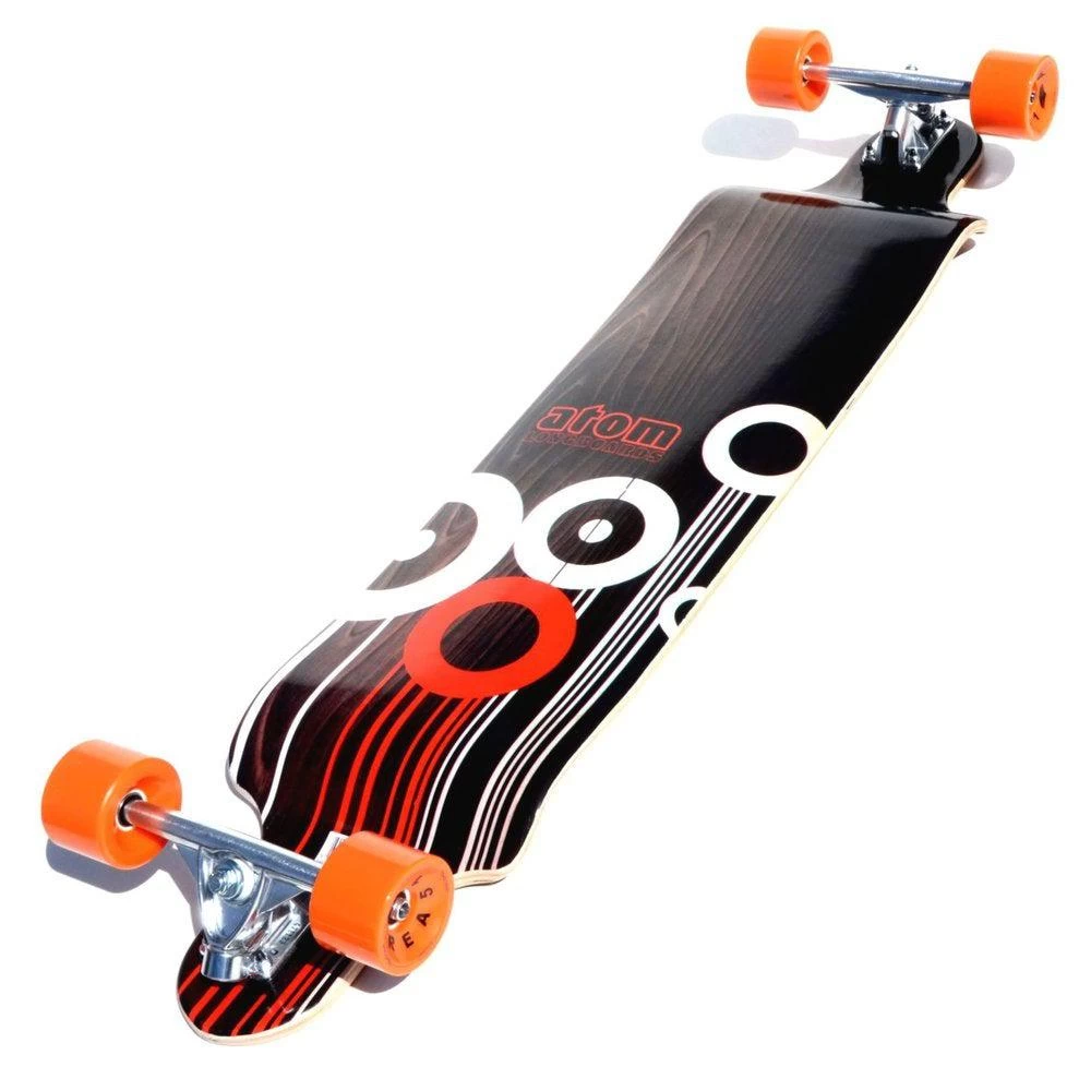 Atom Drop Down Orange 41" Longboard - Image 2