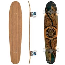 Bamboo Double Kick Mirrored Sea 42" Longboard