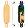 Bamboo Green Giant Twin Tip Drop Through 40" Longboard