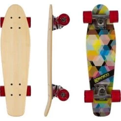 Bamboo Kaleidoscope 22.5" Mini Cruiser