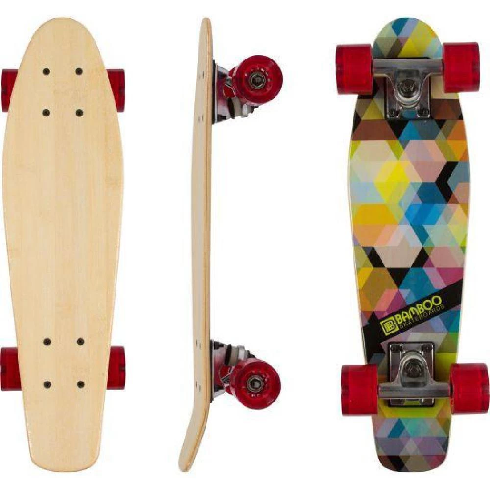 Bamboo Kaleidoscope 22.5" Mini Cruiser