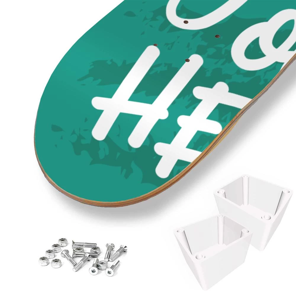 Be Your Own Hero | Inspirational Phrases | Skateboard Wall Art - Image 4