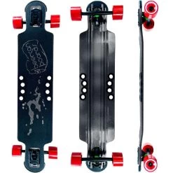Beercan Black 38" Hoke Drop Through Longboard