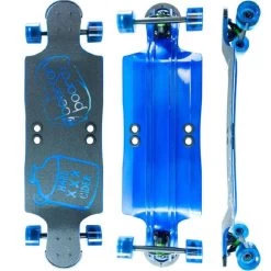 Beercan Blue 35" Hard Cider Drop Down Longboard
