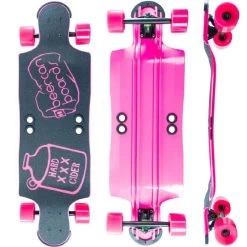 Beercan Pink 35" Hard Cider Drop Down Longboard