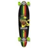 Best 40" Rasta Kicktail Longboard 40" From Punked Complete