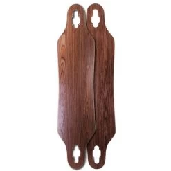 Blank 40" Drop Through Walnut Color Longboard