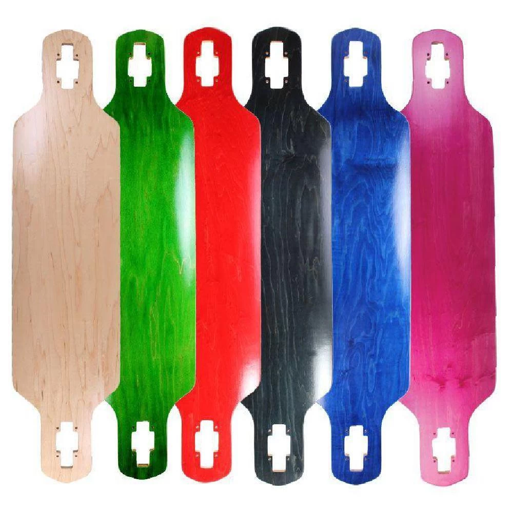 Blank Drop Through Natural 39 Inches Longboard Deck