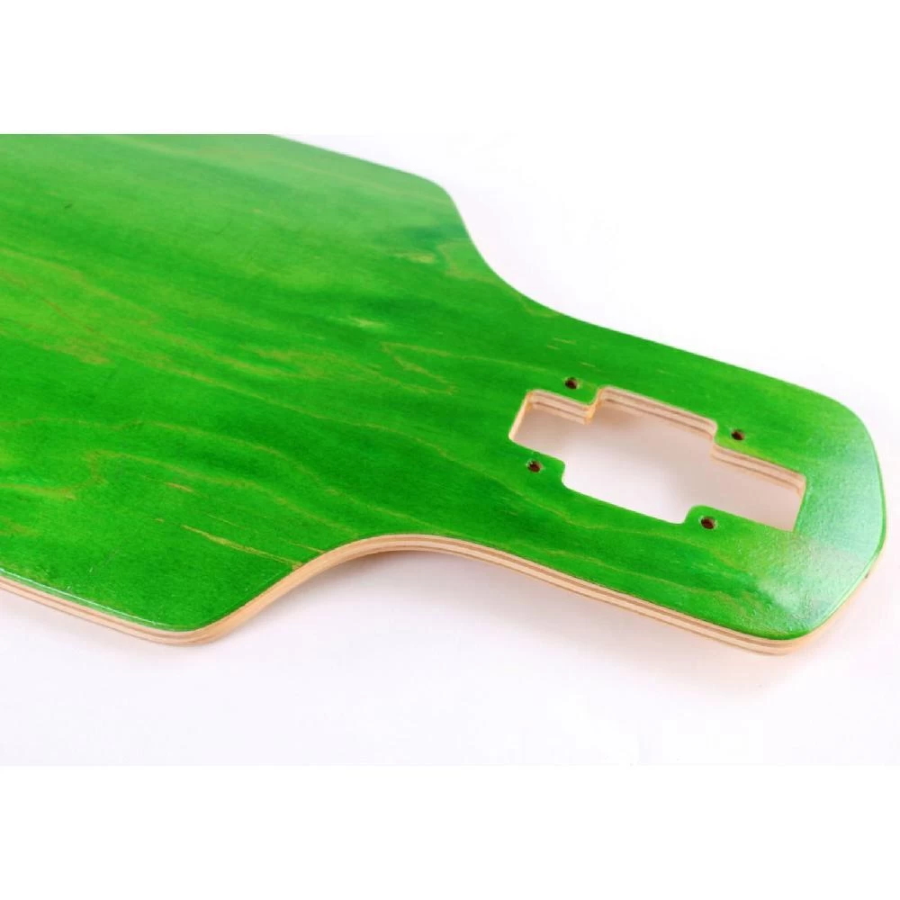 Blank Drop Through Natural 39 Inches Longboard Deck - Image 3