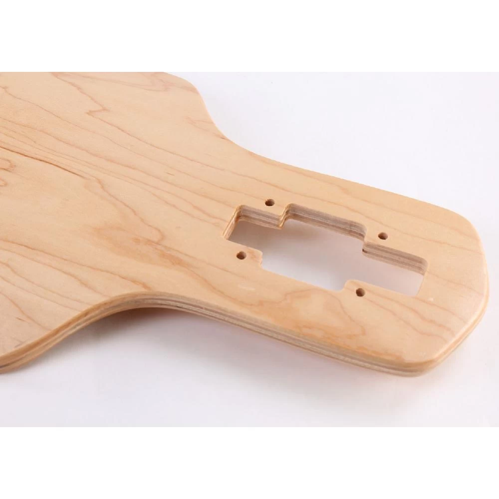 Blank Drop Through Natural 39 Inches Longboard Deck - Image 4