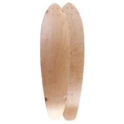 Blank Kicktail Natural 40 Inches Longboard Deck