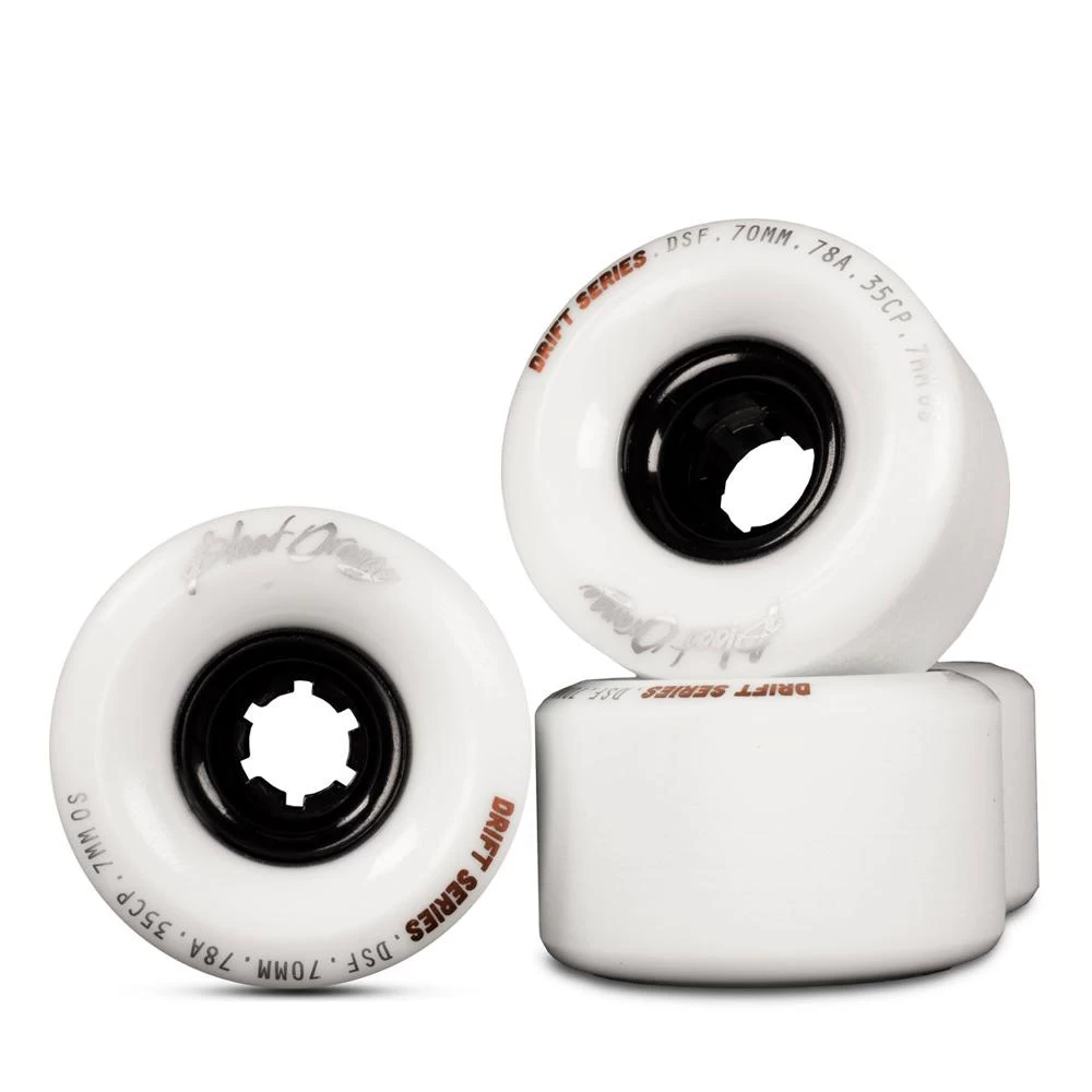 Madrid Blood Orange Drift Series 70mm/78A Longboard Wheels