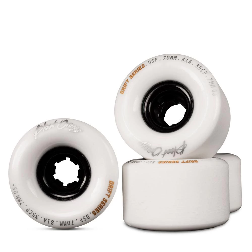 Madrid Blood Orange Drift Series 70mm/81A Longboard Wheels