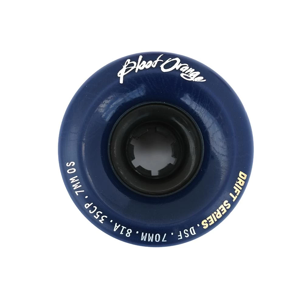 Madrid Blood Orange Drift Series Nightfall 70mm/81A Longboard Wheels - Image 2
