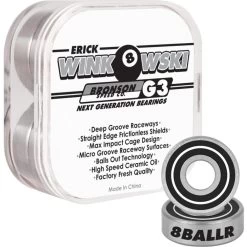 Bronson G3 Erick Winkowski Skateboard Longboard Bearings