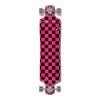 Checkered Pink Lowrider Double Drop Longboard From Punked