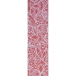 Darkroom 9" X 33" Pusher Red Clear Griptape Sheet