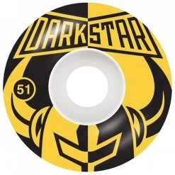 Darkstar Divide 51 Mm White/Mustard Wheels