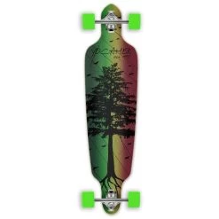 Drop Through Longboard Pines Rasta 41" Graphic From Punked