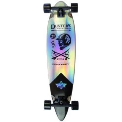 Dusters California Moto Cosmic Holographic 37" Pintail Longboard