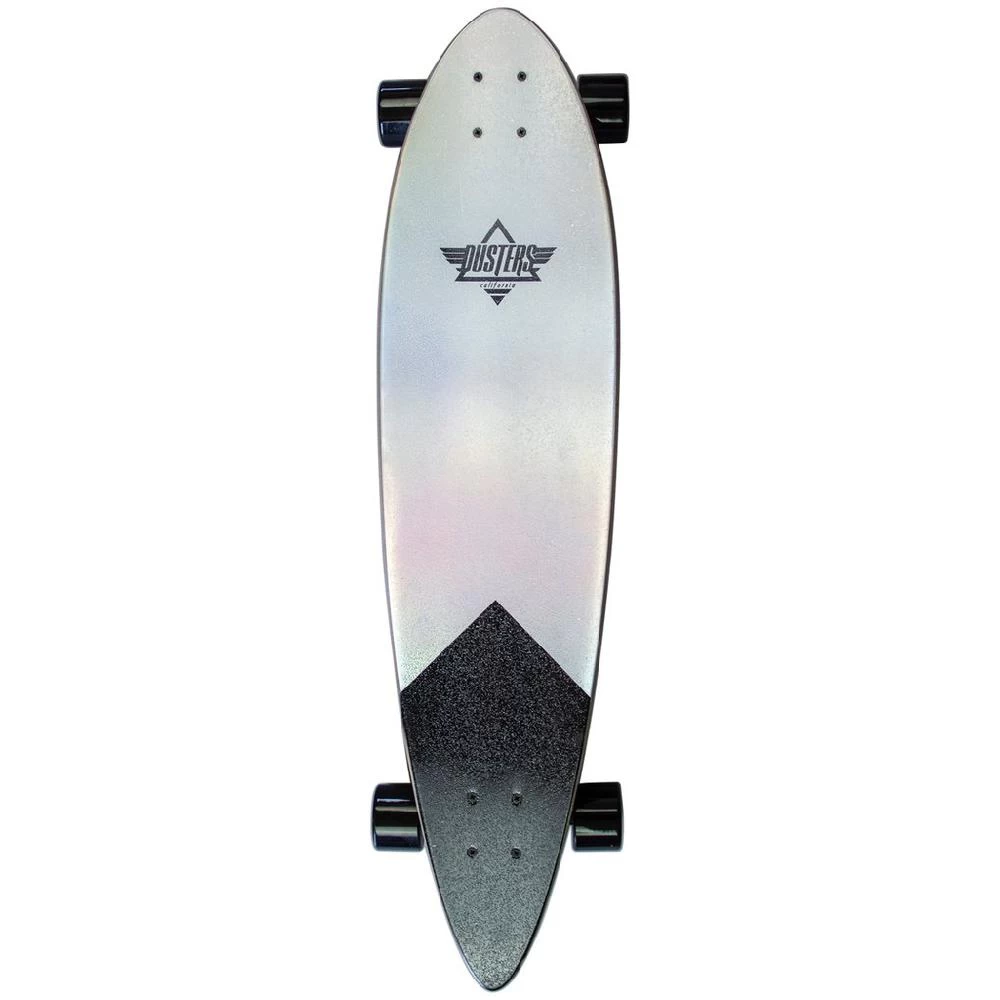 Dusters California Moto Cosmic Holographic 37" Pintail Longboard - Image 2