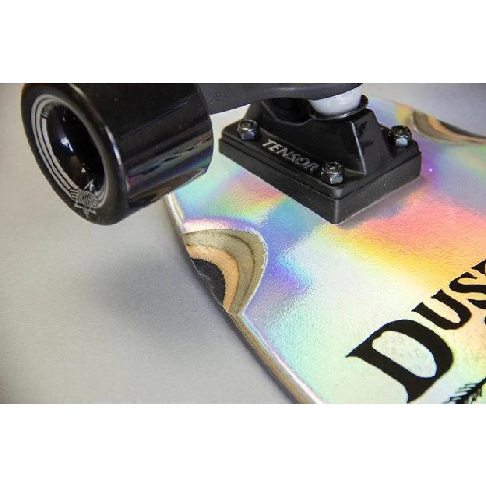 Dusters California Moto Cosmic Holographic 37" Pintail Longboard - Image 3