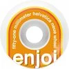Enjoi Helvetica 51 Mm White/Orange Wheels