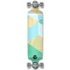 Geometric Green Drop Down Longboard 41 Inches Complete