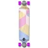 Geometric Purple Drop Down Longboard 41 Inches Complete
