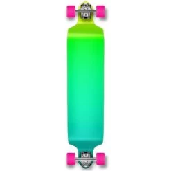 Gradient Green Drop Down Longboard 41 Inches Complete