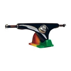 Gullwing Charger 10.0" Black/Rasta Longboard Trucks | Set Of 2
