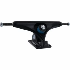 Gullwing Reverse 10.0/47° Black/Black W/Blue Bush Longboard Trucks | Set Of 2