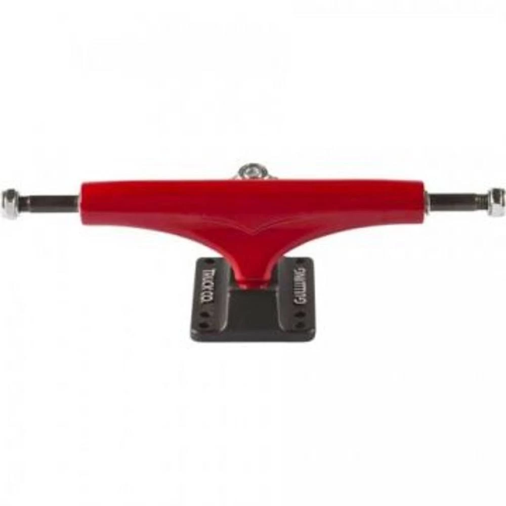 Gullwing Shadow DLX 8.0" Red/Black Skateboard Trucks | Set Of 2 - Image 2