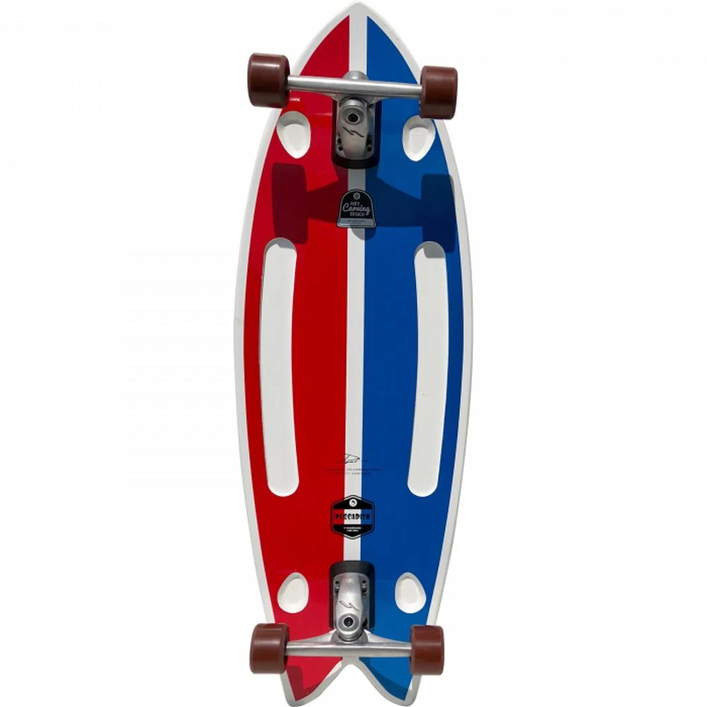 Hamboard Pescadito Dart 43" Surfskate Cruising Longboard