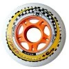 Hyperformance +G Inline Skate Wheels - White 4 Pack